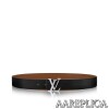 Replica Louis Vuitton M9232Q LV Pyramide 40MM Reversible Belt