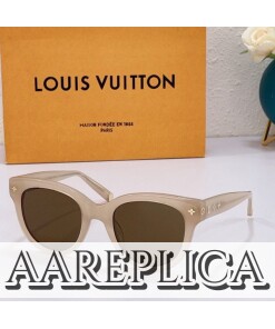 Replica Louis Vuitton My Monogram Round Sunglasses LV Z1529W 2