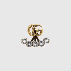 Replica Gucci Single crystal Double G earring 605853 J1D50 8066