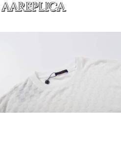 Replica LV 1AAU5B Louis Vuitton New Towel Embroidery Men Women’s T-shirt L56218 2