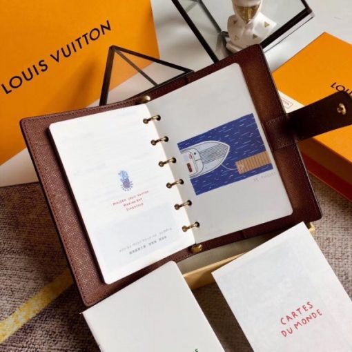 Replica Louis Vuitton Small Ring Agenda Cover Monogram R20005 BLV1127 6