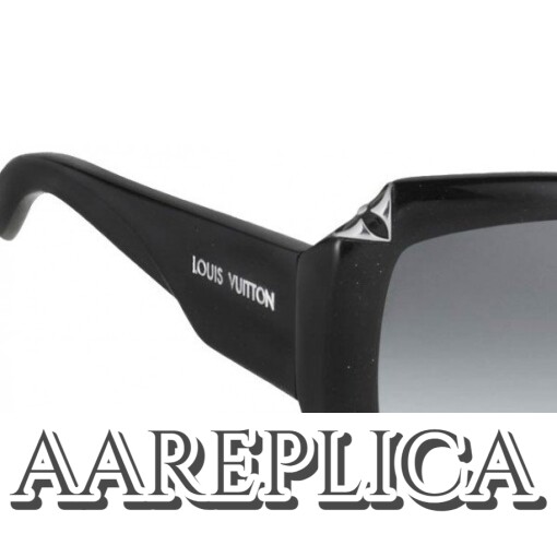 Replica Louis Vuitton Black Hortensia Sunglasses Z0365W BLV1126 3