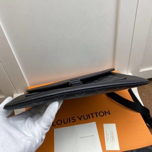 Replica Louis Vuitton Outdoor Flap Messenger Taiga Eclipse M30413 BLV899 4