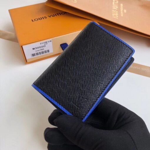 Replica Louis Vuitton Pocket Organizer Taiga Leather M30550 BLV1072 2