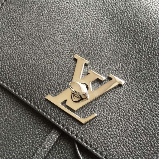 Replica Louis Vuitton Black Lockme Backpack M41815 BLV018 5