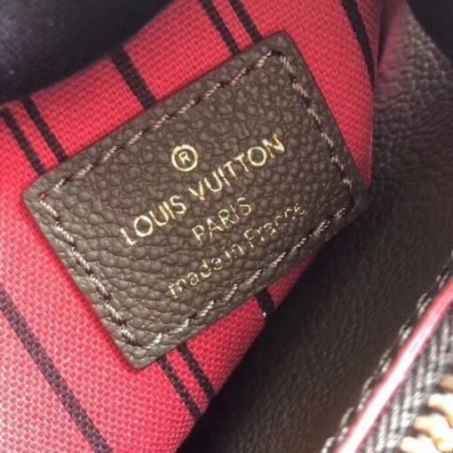 Replica Louis Vuitton Montaigne MM Bag Monogram Empreinte M43660 BLV538 6