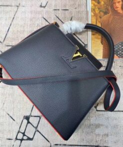 Replica Louis Vuitton Capucines PM Bag Taurillon Leather M43934 BLV837 2
