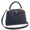Replica Louis Vuitton Black Capucines PM Bag With Chain M52963 BLV838 10
