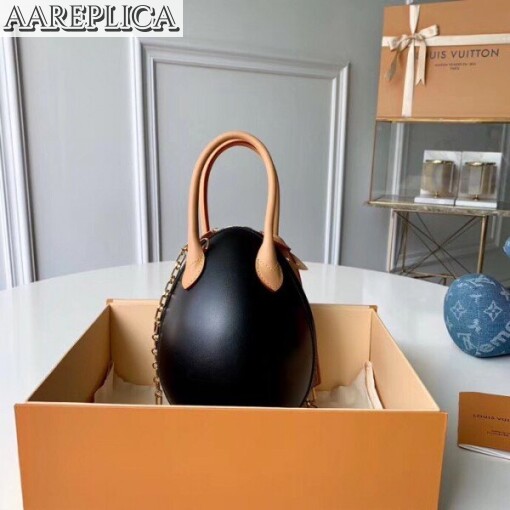 Replica Louis Vuitton LV Egg Bag Monogram Cafskin M44587 BLV303 3