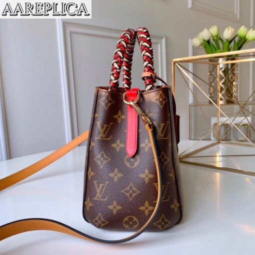 Replica Louis Vuitton Montaigne BB Bag With Braided Handle Monogram M44671 BLV290 3