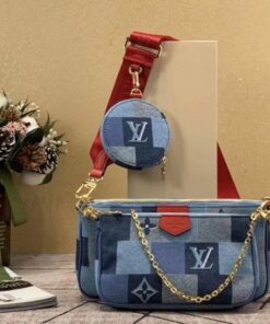 Replica Louis Vuitton Multi Pochette Accessoires Monogram Denim M44990 BLV478 2