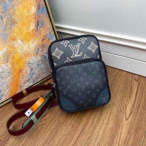 Replica Louis Vuitton Amazone Sling Bag Monogram Eclipse M45439 BLV862 2