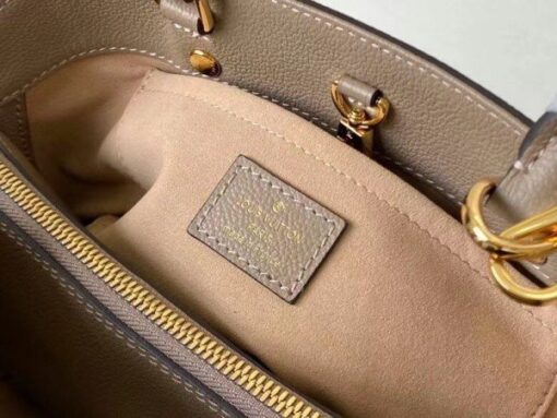 Replica Louis Vuitton Montaigne BB Bag In Tourterelle Gray Leather M45489 BLV699 10