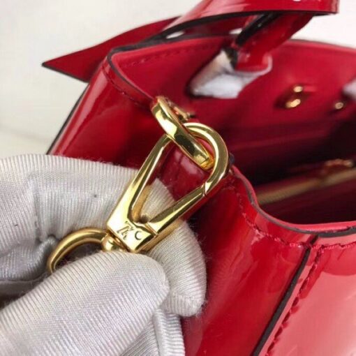 Replica Louis Vuitton Montaigne MM Bag Monogram Vernis M50167 BLV606 4
