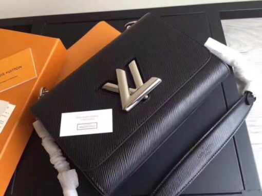 Replica Louis Vuitton Twist MM Bag In Black Epi Leather M50282 BLV207 3