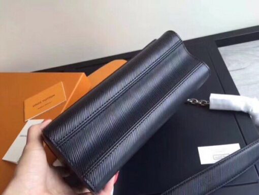 Replica Louis Vuitton Twist MM Bag In Black Epi Leather M50282 BLV207 5