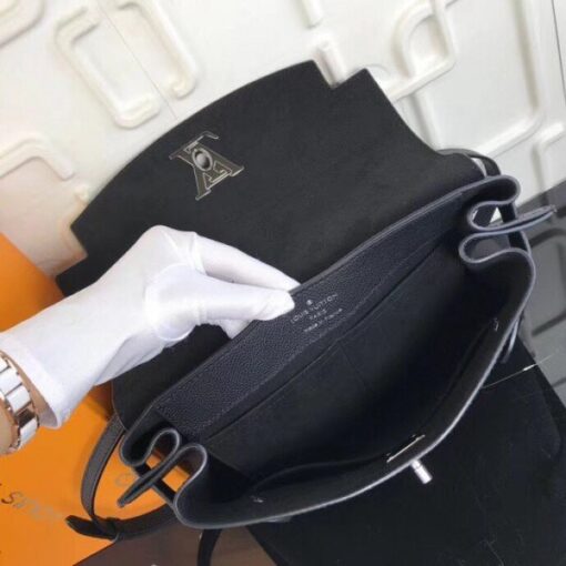 Replica Louis Vuitton Black Lockme Ever Bag M51395 BLV735 6