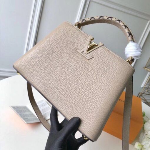 Replica Louis Vuitton Capucines BB Bag With XOXO Motif Handle M52384 BLV814 2