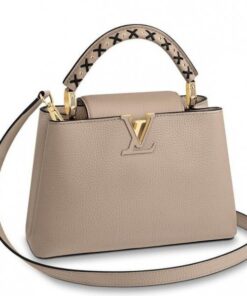 Replica Louis Vuitton Capucines BB Bag With XOXO Motif Handle M52384 BLV814