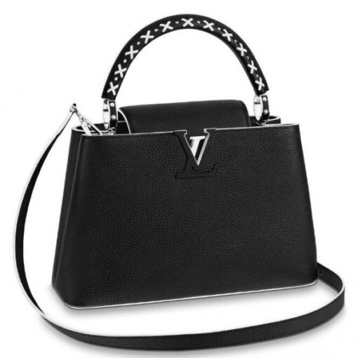 Replica Louis Vuitton Capucines PM Bag With XOXO Motif Handle M52389 BLV850