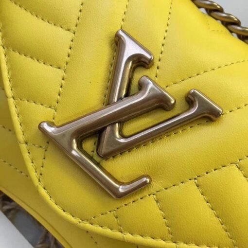 Replica Louis Vuitton Yellow New Wave Chain Bag PM M52565 BLV658 4