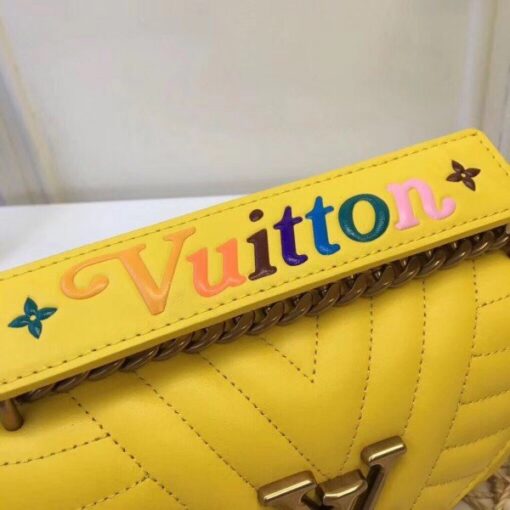 Replica Louis Vuitton Yellow New Wave Chain Bag PM M52565 BLV658 5
