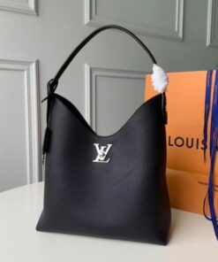 Replica Replica Louis Vuitton Beige Lockme Hobo Shoulder Bag M44330 BLV739 BLV740 2
