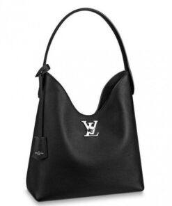 Replica Replica Louis Vuitton Beige Lockme Hobo Shoulder Bag M44330 BLV739 BLV740