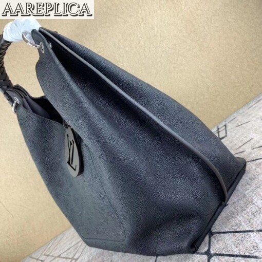 Replica Louis Vuitton Carmel Hobo Bag Mahina Leather M52950 BLV256 3
