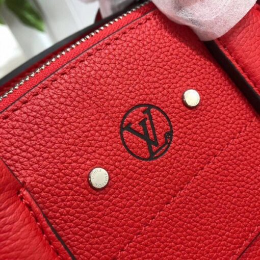 Replica Louis Vuitton Red City Steamer MM Bag M53015 BLV788 3