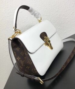 Replica Louis Vuitton White Cherrywood Bag Patent Leather M53352 BLV661 2