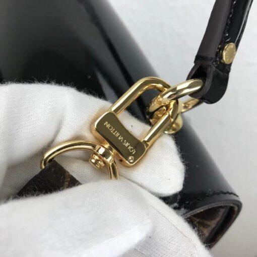 Replica Louis Vuitton Noir Cherrywood Bag Patent Leather M53353 BLV662 5