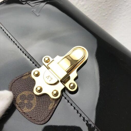 Replica Louis Vuitton Noir Cherrywood Bag Patent Leather M53353 BLV662 6