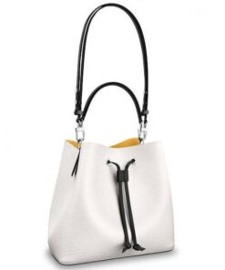 Replica Louis Vuitton White Neonoe Bag Epi Leather M53371 BLV185