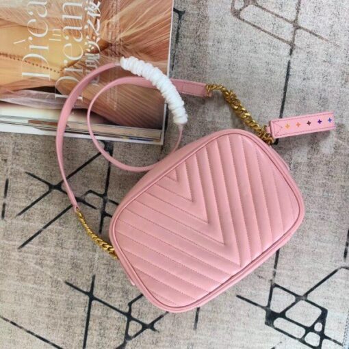 Replica Louis Vuitton Pink New Wave Camera Bag M53683 BLV651 3