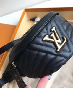 Replica Louis Vuitton Black New Wave Bum Bag M53750 BLV639 2