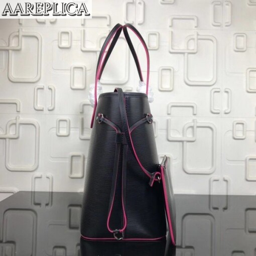 Replica Louis Vuitton Neverfull MM Bag In Noir Epi Leather M54185 BLV206 3