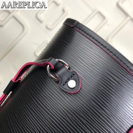 Replica Louis Vuitton Neverfull MM Bag In Noir Epi Leather M54185 BLV206 4