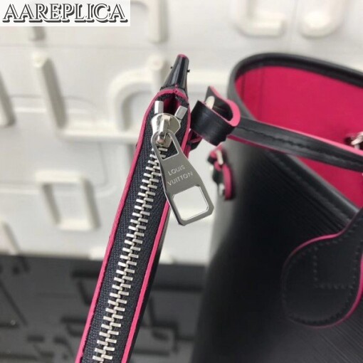 Replica Louis Vuitton Neverfull MM Bag In Noir Epi Leather M54185 BLV206 6