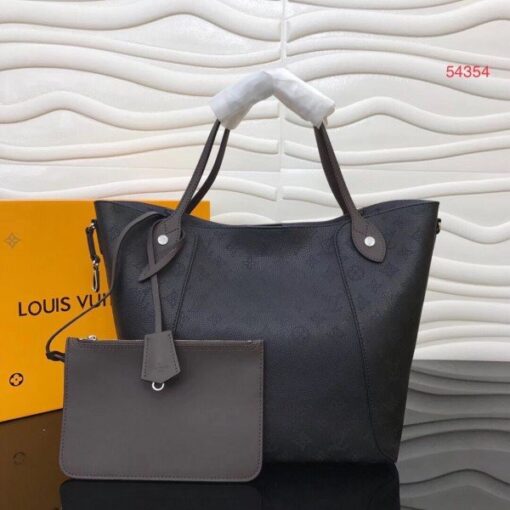 Replica Louis Vuitton Hina MM Bag Mahina Leather M54354 BLV254 2
