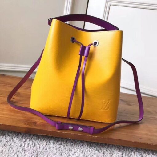 Replica Louis Vuitton Yellow Neonoe Bag Epi Leather M54369 BLV190 2