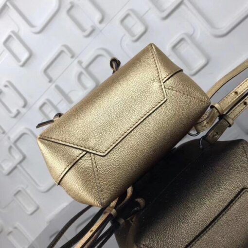 Replica Louis Vuitton Gold Lockme Mini Backpack M54575 BLV026 5