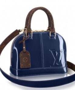 Replica Louis Vuitton Alma BB Bag Patent Leather M54705 BLV667