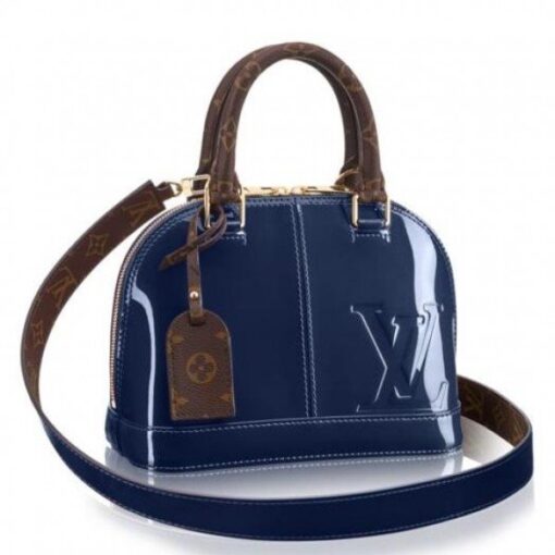 Replica Louis Vuitton Alma BB Bag Patent Leather M54705 BLV667