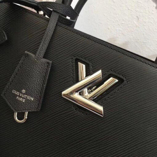Replica Louis Vuitton Black Twist Tote Epi Leather M54810 BLV222 8