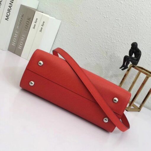 Replica Louis Vuitton Red Twist Tote Epi Leather M54811 BLV223 4