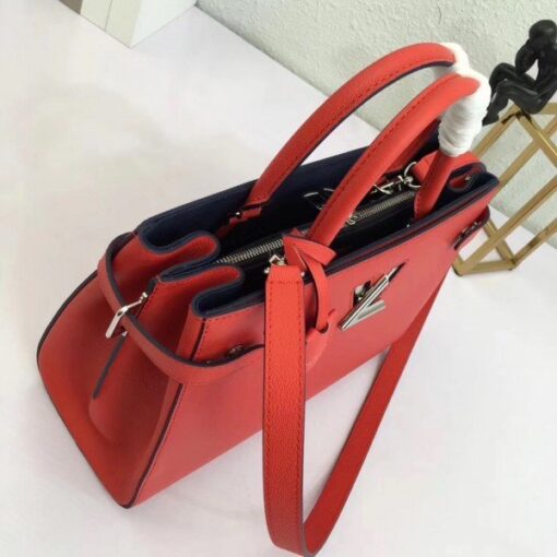 Replica Louis Vuitton Red Twist Tote Epi Leather M54811 BLV223 5