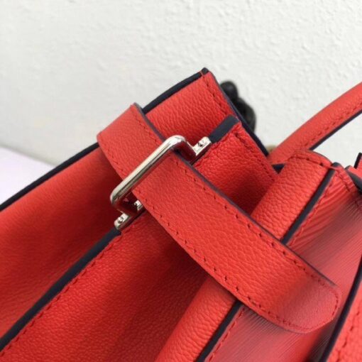 Replica Louis Vuitton Red Twist Tote Epi Leather M54811 BLV223 6