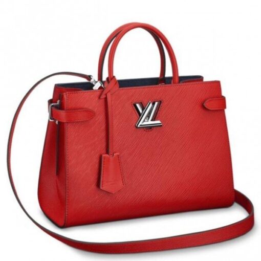 Replica Louis Vuitton Red Twist Tote Epi Leather M54811 BLV223