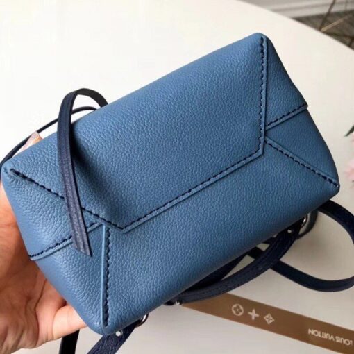 Replica Louis Vuitton Blue Jean Lockme Mini Backpack M55017 BLV027 4